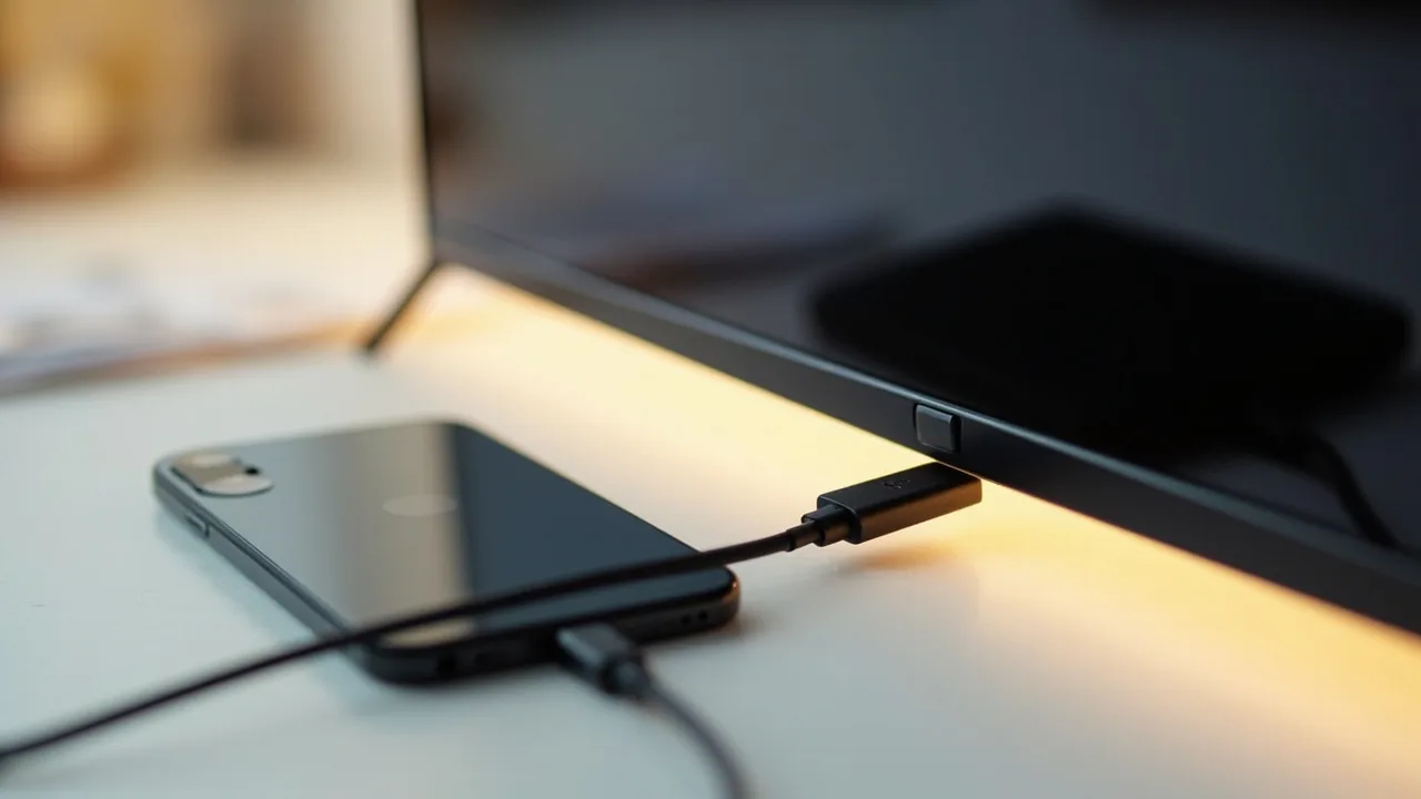 安卓有线投屏：USB-C 转 HDMI
